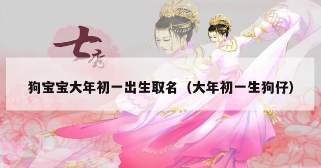 狗宝宝大年初一出生取名（大年初一生狗仔）