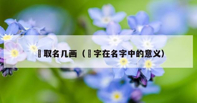 瑄取名几画（瑄字在名字中的意义）