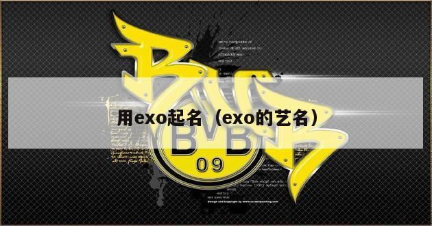 用exo起名（exo的艺名）