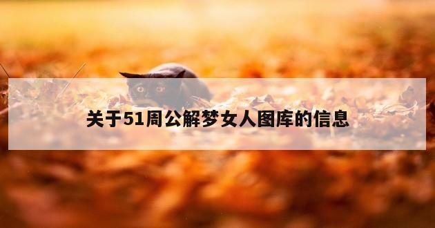 关于51周公解梦女人图库的信息