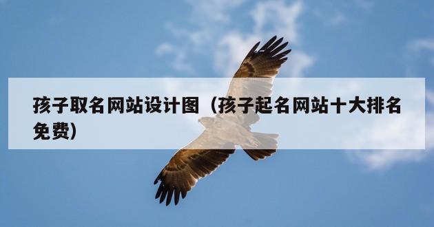 孩子取名网站设计图（孩子起名网站十大排名免费）