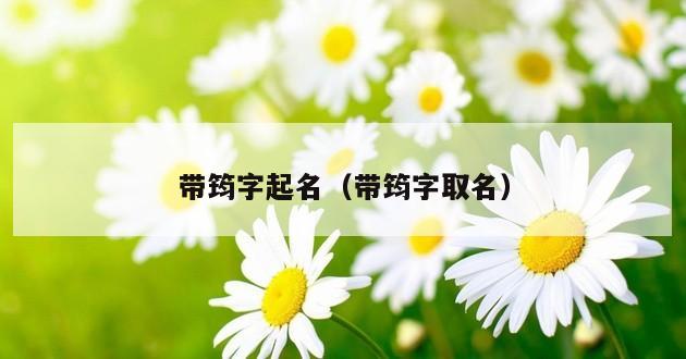 带筠字起名（带筠字取名）