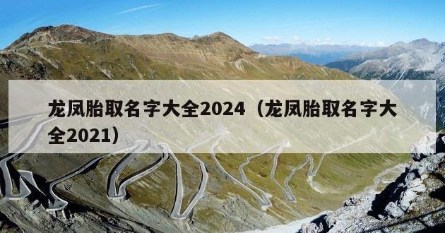 龙凤胎取名字大全2024（龙凤胎取名字大全2021）