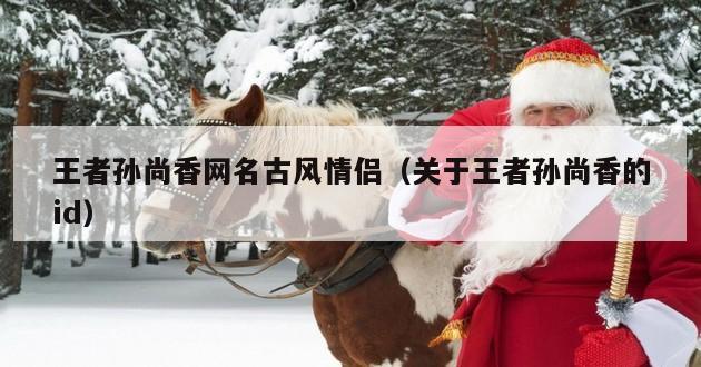 王者孙尚香网名古风情侣（关于王者孙尚香的id）