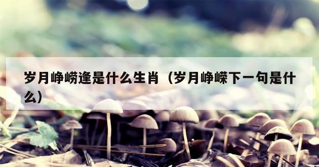 岁月峥崂逢是什么生肖（岁月峥嵘下一句是什么）