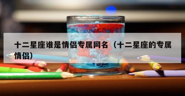 十二星座谁是情侣专属网名（十二星座的专属情侣）